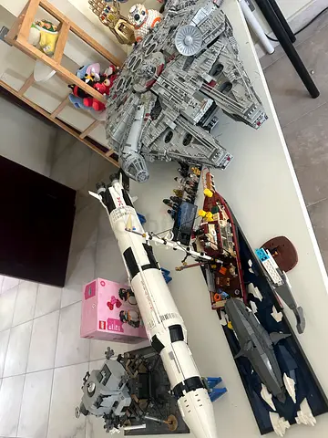 Massive LEGO Collection – UCS Star Wars, LEGO Icons, Technic + 9 Tubs LEGO + full storage solution