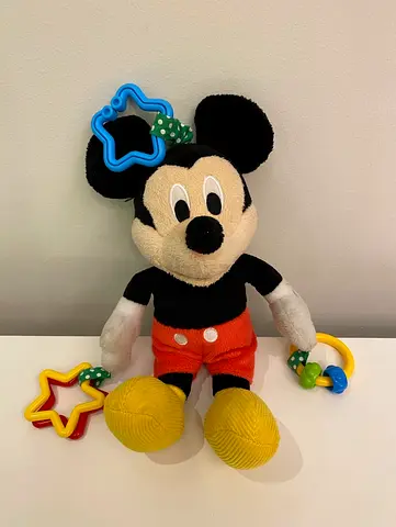Mickey Mouse Stroller or Car Seat Activity Soft Toy
