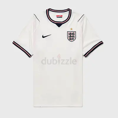 Mens England Nike Home Football Jersey - White