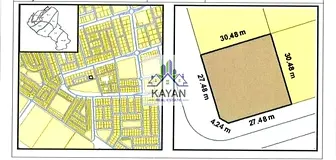 12-month installments - 10,000 sq. ft. corner residential/commercial plot, direct owner,