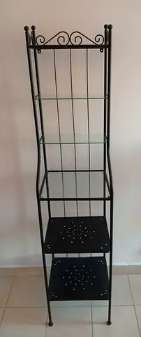 Ikea Glass and Metal Shelf