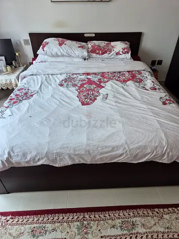 Queen Bed with Mattress (Ikea)