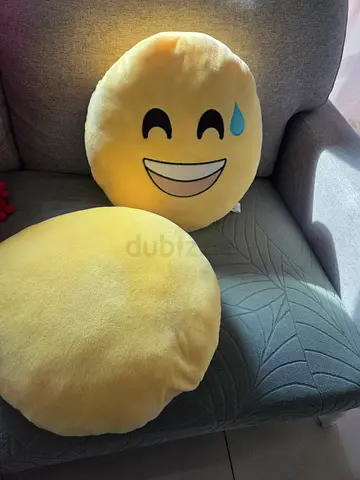 Smiley pillow 2 cushion for fun play decoration