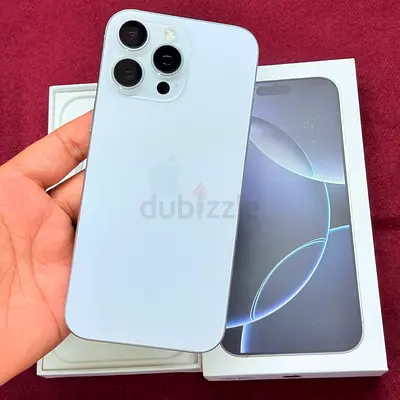 IPHONE 16 PRO MAX 256GB STORAGE WHITE TITANIUM