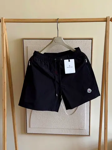 Moncler Mens Black Swim/Shorts - Size Tag Visible, New