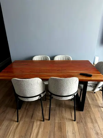 Solid wood table