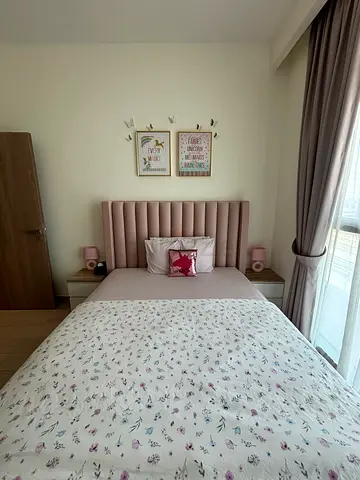 Home centre bed with mattress for sale