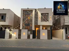 Opportunity to own your dream villa, modern design, registration fees included, close to the mosque,