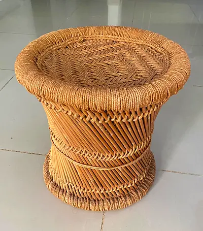Rattan stool chair