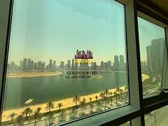 3 Bedroom Apartment for Rent in Al Khan Al Mamzar | Panoramic Sea View | Maid's Room | Luxury Fi