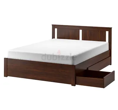 IKEA songesand queen size bed with storage