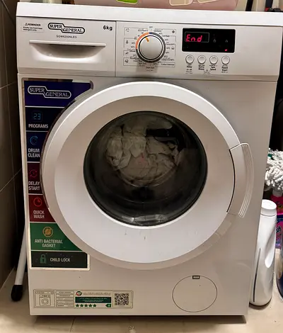 Super General 6kg Front Load Washing Machine SGW6200NLED