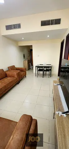 شقة غرفة وصالة مفروشة بالكامل | فرش جديد | أبراج جاردن سيتي، عجمان