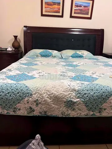 King size Bed with matress with Dressing Table