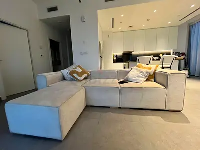 4 seater beige sofa