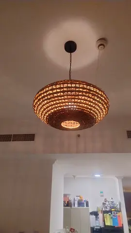 RATTAN CHANDELIER