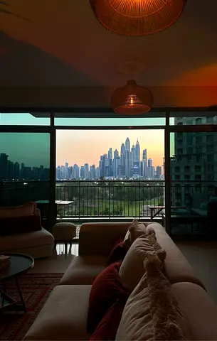 Luxurious 3-Bedroom + Maid Apartment | Golf Course Views