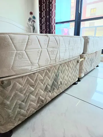 Sungle bed with mattress high quality ortho mattress and bed stand