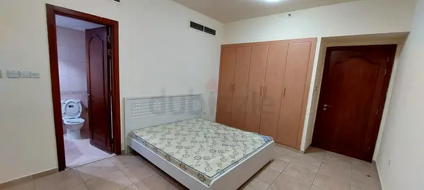 Master bedroom with attached bathroom and balcony- al nahad dubai