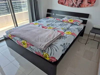 IKEA King sized bed with mattress