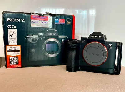 Sony Alpha A7 III (Body Only) with Original Box — Excellent condition