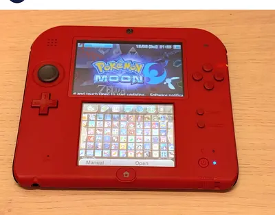 Nintendo 2DS Console 256gb red with charger