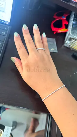 Natural Diamonds Tennis Bracelet and Ring