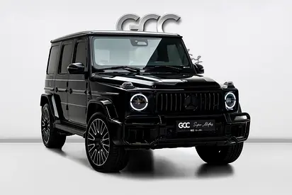 GCC SPECS WARRANTY + SERVICE CONTRACT - 2025 MERCEDES AMG G63 EXCLUSIVE MANUFAKTUR - CARBON PKG