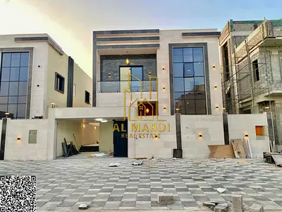 Own your dream villa Modern design , registration fees included , close to the mosque , and negotiable price