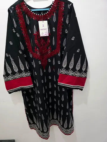 J. Embroidered 3pc ready to wear dress