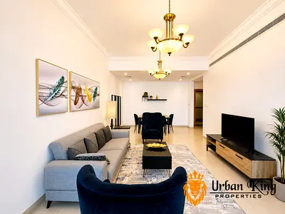 Elegant Fully Furnished 2-Bedroom Apartment | 2 Balconies | Chiller Free