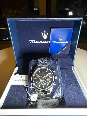 Maserati original newwww mens chronograph wristwatch in original box