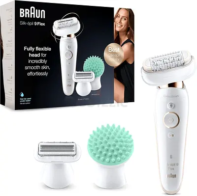 Braun Silk-épil 9 Flex Epilator, Flexible Head for Easier Hair Removal ( Fix Price )