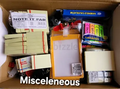 Mixed stationery bundle - sticky notes, note pads, flags and accessories