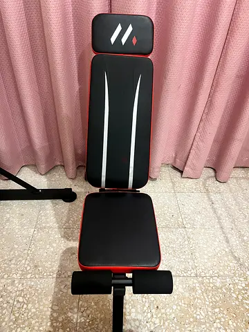 Home gym set- pull up station, dumbells+ workout bench