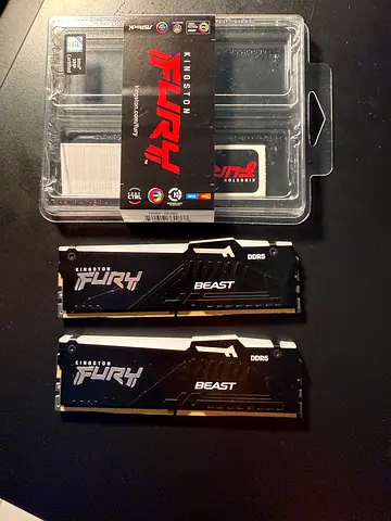 Kingston FURY Beast 64GB (2×32GB) DDR5-6000 CL40