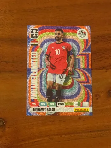 Limited Edition Mohamed Salah Football Trading Card (Panini-style)