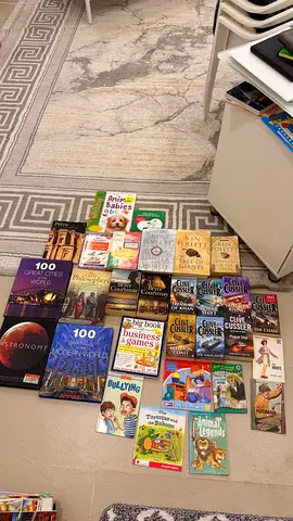 Premium 30-Book Collection | Ken Follett, Clive Cussler, History, Science Kids Books