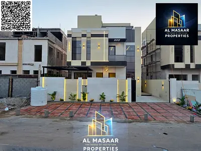 فيلا موردن  طابقين ورووف وحديقة  بسعر شامل رسوم التسجيل والتمليك