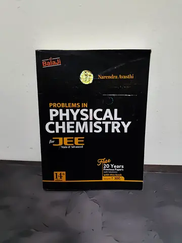 Problems in Physical Chemistry for JEE by Narendra Avasthi (14th Ed.)