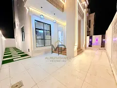 )classic design) Villa for sale| ajman| al helio1 area| 5 master rooms, majlis, hall, maid room, roo