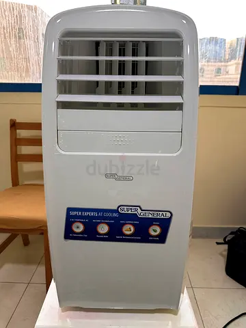 Portable Evaporative Air Cooler - Compact, White