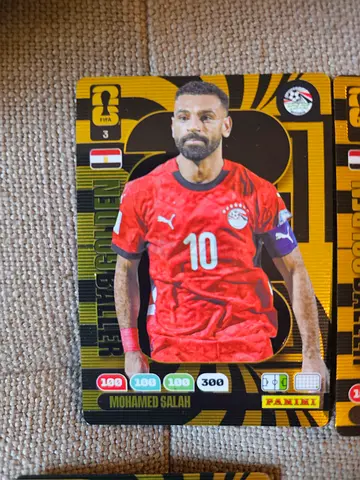 Panini World cup 2026 Card Golden Baller Salah