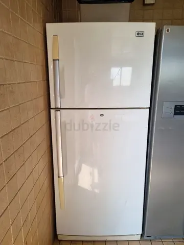 LG Top Freezer Refrigerator - White, Good Working Condition