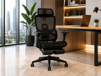 Dave Black High Back Ergonomic Chair | Premium Office Chair UAE