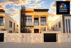 Villa with a 30-meter setback, including registration fees, close to the mosque, and at a negotiable