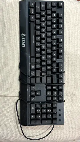 MSI Wired USB Gaming Keyboard — Good Working Condition