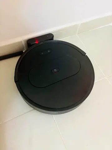Used Robot Vacuum Cleaner - Compact Round Model, Works Well