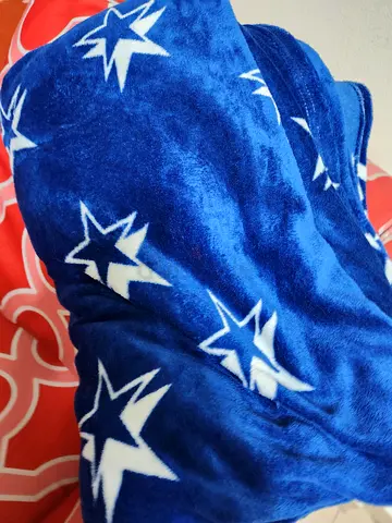 Single.blanker..  soft soft. Super blue color  feels good