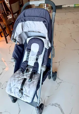 Lightweight Gray Maclaren-style Baby Stroller - Good Condition